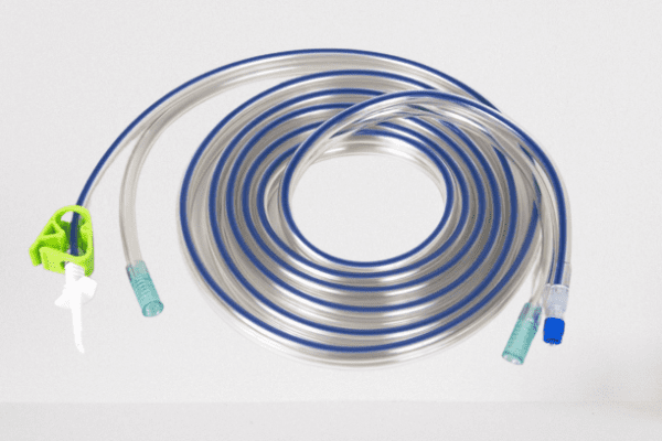 Dispositivo de irrigação e aspiração de baixo fluxo, em procedimentos médicos de videolaparoscopia (Biort VD)